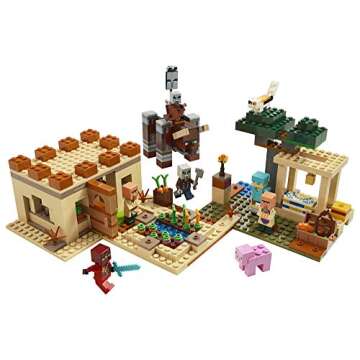 LEGO Minecraft The Illager Raid 21160 Building Set for Kids and Minecraft Fans