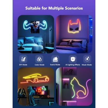 Govee Smart Neon Rope Light - Vibrant Customizable LED