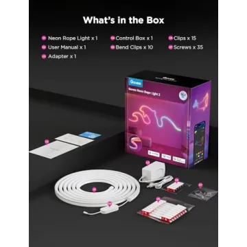 Govee Smart Neon Rope Light - Vibrant Customizable LED