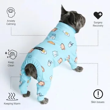 Spark Paws Dog Pajama - Ultra-Soft 4-Way Stretch Comfort