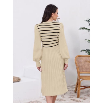 Buy ETCYY Casual Long Sleeve Midi Dress for Winter