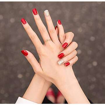 KISS imPRESS"TWEETHEART" Short Nails by Broadway Press-On Manicure Nails