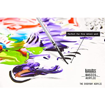 Liquitex BASICS Acrylic Paint Set with 24 Vivid Colors