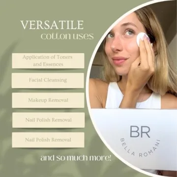 Eco-Friendly Bella Romani Cotton Rounds 200 Pads