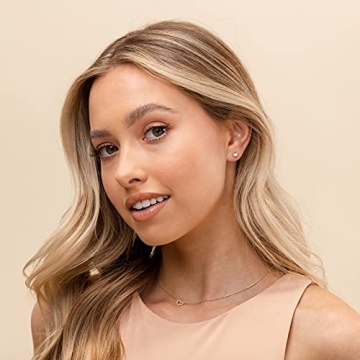 PAVOI Tiny Heart Stud Earrings for Sensitive Ears