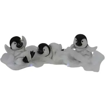 Midlee Christmas Penguin Stairway Holiday Decoration Set of 3 for Festive Fun