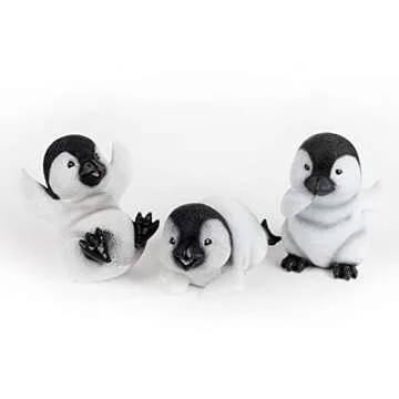 Midlee Christmas Penguin Stairway Holiday Decoration Set