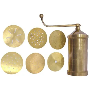 Brass Muruku Maker with 6 Jali for Perfect Snacks