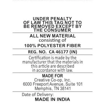 Creative Co-Op Square Cotton Pillow with "Merry Christmas" Embroidery, Cream and Sienna