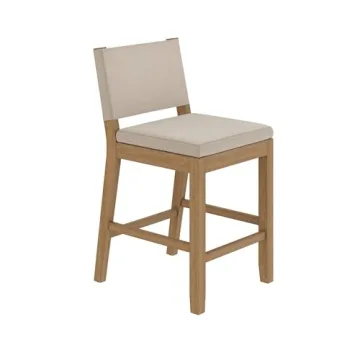 Nathan James Linus Comfortable Modern Bar Stool