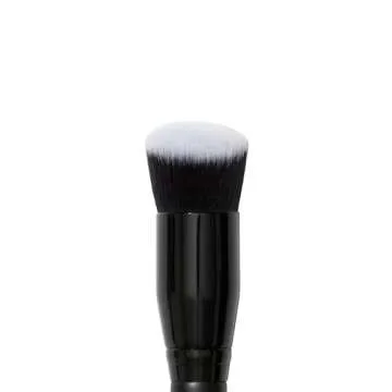 e.l.f. Camo Liquid Blush Brush, Angled Blush Brush Ideal For Applying & Blending Colors On Cheeks, Soft, Dense Bristles, Vegan & Cruelty-free