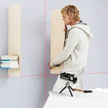 Versatile Qooltek Laser Level with Measuring Tape & Tripod