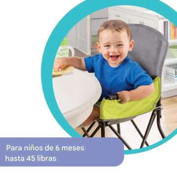 Summer Infant Pop ‘n Sit Portable Highchair - Space Saver High Chair