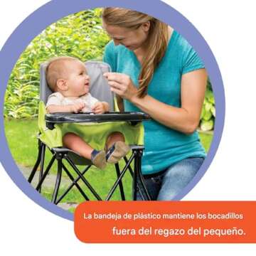 Summer Infant Pop ‘n Sit Portable Highchair - Easy to Use