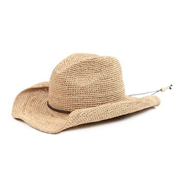 Stylish San Diego Raffia Cowboy Hat for Women