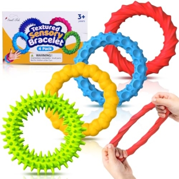 4 Pack Stretchy Fidget Bracelets for All Ages