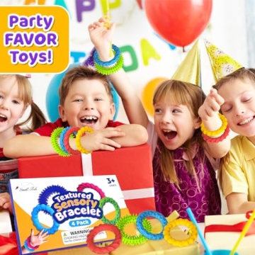 4 Pack Stretchy Fidget Bracelets for All Ages