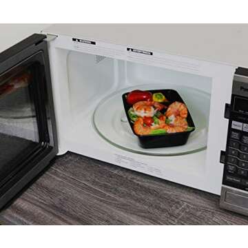 40 Pack - SimpleHouseware 2 Compartment Food Grade Meal Prep Storage Container Boxes (28 ounces)