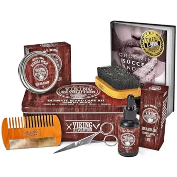 Viking Revolution Beard Kit - Grooming Essentials for Men