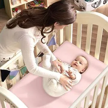 TILLYOU Baby Bassinet Sheets - Soft & Stylish Design