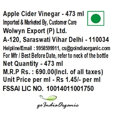 Bragg Organic Apple Cider Vinegar Raw Unfiltered 2-Pack