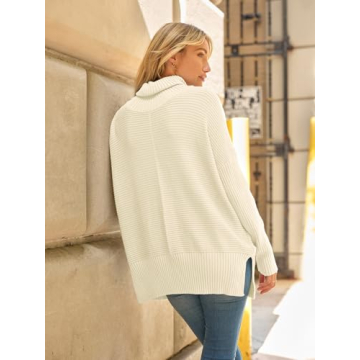 Stylish LILLUSORY Turtleneck Knit Tunic for Winter