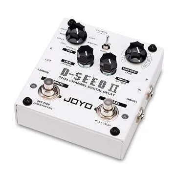 JOYO D-SEED-II Stereo Looper & Delay Pedal for Guitar