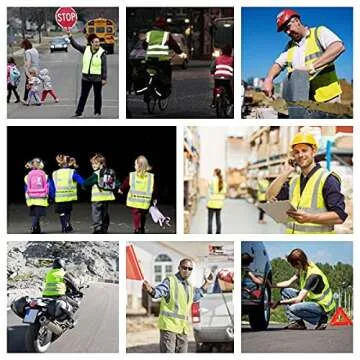 Tydon Guardian Reflective Safety Vest for Women Men High Visibility Security With Pocket Zipper Front Meet ANSI/ISEA Standard