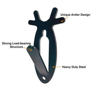 Highwild European Mount Skull Hanger, Antler Style - 5 Pack