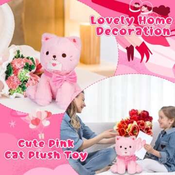 LSYDCARM Pink Cat Plush - Perfect Plush Toy for All Ages