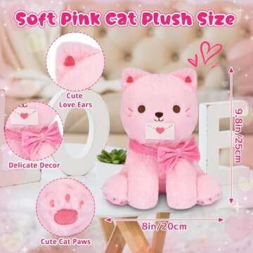 LSYDCARM Pink Cat Plush - Perfect Plush Toy for All Ages