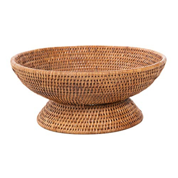 Kouboo La Jolla Rattan Fruit Bowl for Elegant Homes