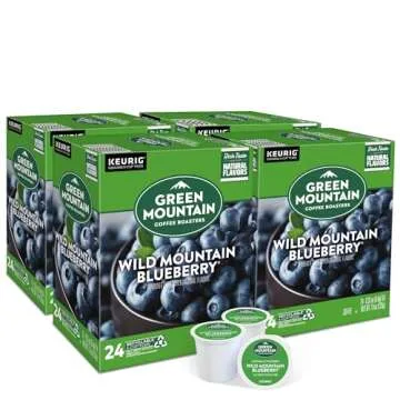 Green Mountain Coffee Roasters Wild Mountain Blueberry Keurig Single-Serve K-Cup pods, Light Roast Coffee, 96 Count