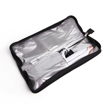 AmoVee Travel Curling Iron, 2-in-1 Straightener and Curler