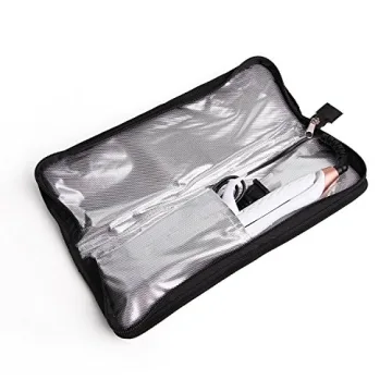 AmoVee Travel Curling Iron, 2-in-1 Straightener and Curler