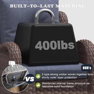 LayinSun 6 Pieces Outdoor Patio Furniture Set for Your Space