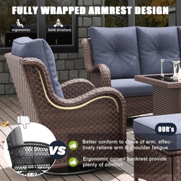 LayinSun 6 Pieces Outdoor Patio Furniture Set for Your Space