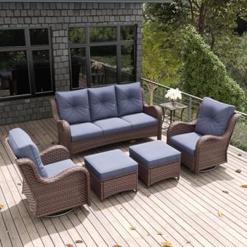 LayinSun 6 Pieces Outdoor Patio Furniture Set for Your Space