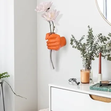 XYQXYQ Creative Wall Hanging Sculpture with Test Tube Vase