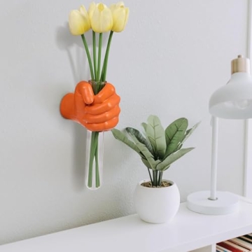 XYQXYQ Creative Wall Hanging Sculpture with Test Tube Vase