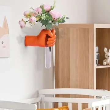 XYQXYQ Creative Wall Hanging Sculpture with Test Tube Vase