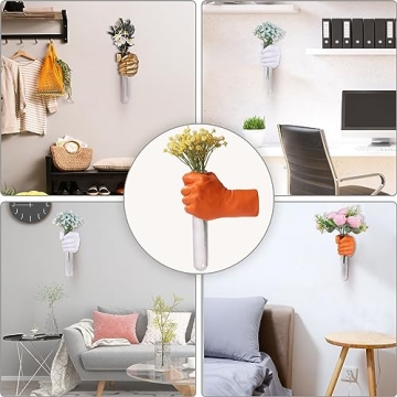 XYQXYQ Creative Wall Hanging Sculpture with Test Tube Vase