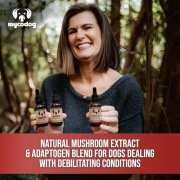 MycoDog Vitality - Mushroom Extract & Adaptogen Tincture - Liver Support for Dogs with Shiitake Mush...