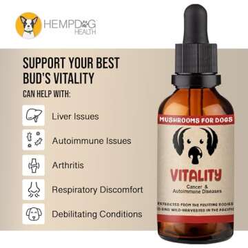 MycoDog Vitality - Powerful Mushroom Tincture for Dogs