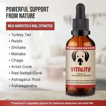 MycoDog Vitality - Powerful Mushroom Tincture for Dogs