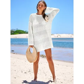 Prinbara Crochet Cover Up for Women - Stylish Beach Dress