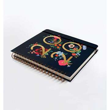 2020 Wild Rose Spiral Bound Planner by Rifle Paper Co.