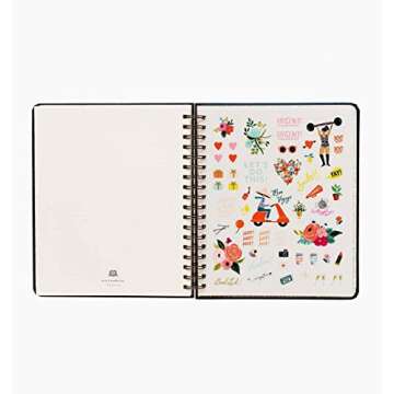 2020 Wild Rose Spiral Bound Planner by Rifle Paper Co.