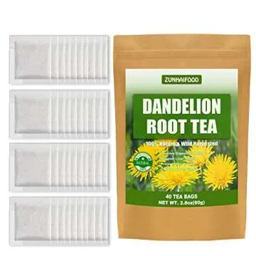 Natural Dandelion Root Tea Bags - Premium Herbal Tea