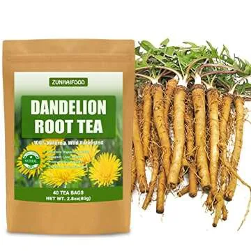 Natural Dandelion Root Tea Bags - Premium Herbal Tea
